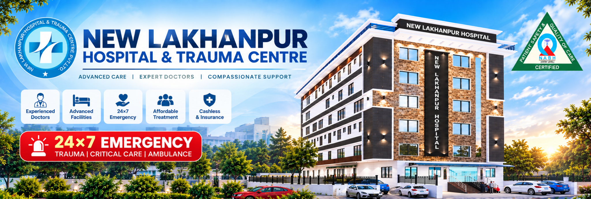 24x7 Emergency and Trauma Care at New Lakhanpur Hospital, Kanpur